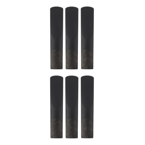 6Pièces Anches Résine Pour Clarinette Noires Compactes Et Durables