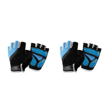 2Pairs Gloves Half Finger Anti-Skid Breathable for Cycling