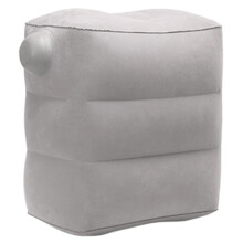 Coussin Repose-Pieds Gonflable En Velours PVC Léger Pour Voyage