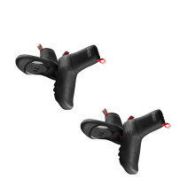 2Pièces Couvre-Chaussures Cyclisme Noires Thermiques Résistantes