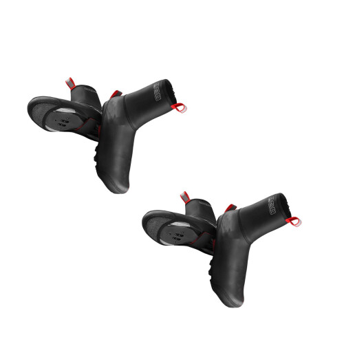 2Pièces Couvre-Chaussures Cyclisme Noires Thermiques Résistantes