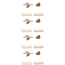 16Pièces Charms Anneaux Dorés Alliage Pour Décorer Bracelet Montre
