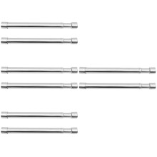 8Pièces Barre De Suspension Télescopique Argent Anti-Rayures