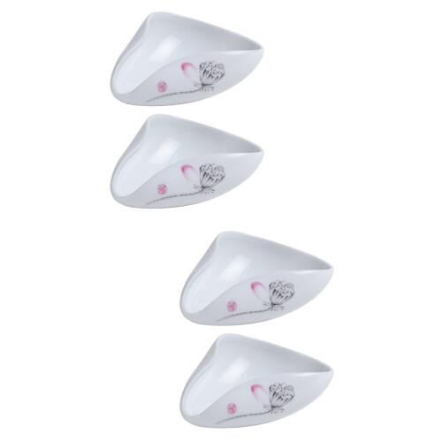 4Pcs Ceramic Tea Smooth Surface Tea Accessories