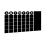 Sticker Mural Tableau Noir Autocollant Calendrier Noir 1