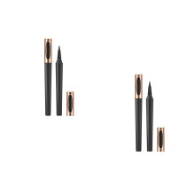 4Pcs Ultra-Fine Tip Black Waterproof Eyeliner Pens Fashion Makeup