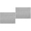 2Pièces Sous-Main Feutre Gris Durable Confortable 1