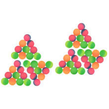 60St Kinderspeelgoed Springballen Rubber Bouncy Ballen Kleurmix