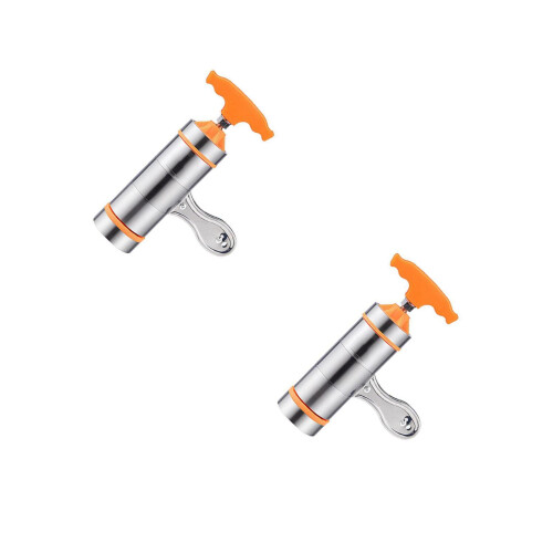 2Pièces Machine À Nouilles Manuelle Acier Argenté, Accessoire Cuisine