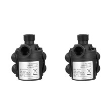 2Pièces Submersible Silencieuse Dc Pour Aquarium, Noir Durable