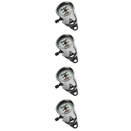 4Pièces Odomètre Rétro Métal Plastique