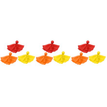9Pcs Lightweight Soccer Tossing Flags Durable Football Game Supplies