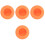 4Pièces Étuis Silicone Orange Protecteurs Pour Porte-Collier 1
