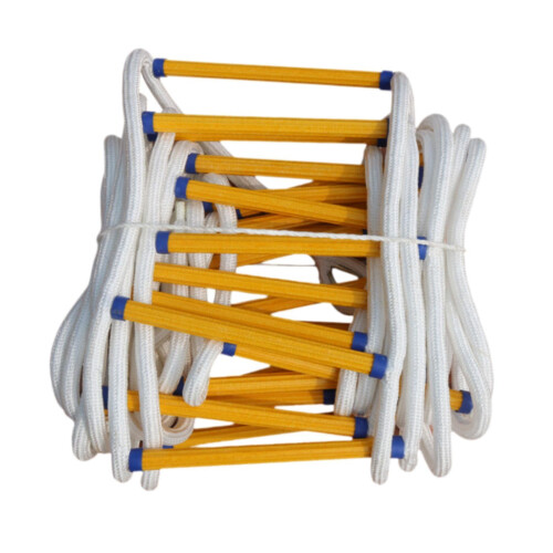 16ft Emergency Fire Escape Ladder Reusable Sturdy 5M Lightweight Multifunctional