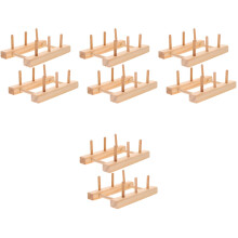 8Pièces Porte- En Bois Kaki Pour Couture Broderie