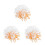 600Pièces Outils De Distribution Mesure Orange Inoxydable 1