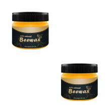 2St Natuurlijke Bijenwas Houtpolish Oranje Voor Meubels & Houtvloer