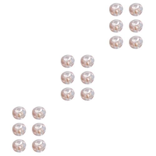 Rose Gold Silicone Earring Backs Soft Flexible Ear Stoppers