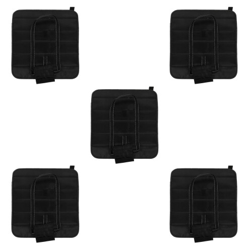 5Pièces Roll Cutter Noir Résistant Compartiments Protecteurs