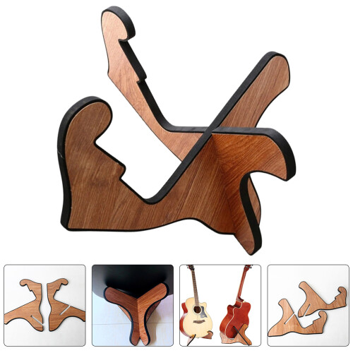 2Pièces Chevalet Guitare Pliable Multi-Instruments Couleurs Variées 2