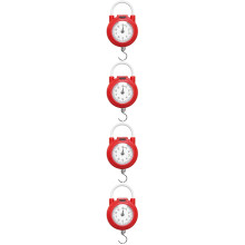 4Pcs Portable Hanging Luggage Scale with Hook Assorted Colors Durable
