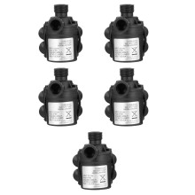 5St Mini Boosterpomp Zwart ABS Voor Thuis Vijver