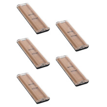 5Pièces Rangement Pratique Anches Hautbois ABS Couleur Marron