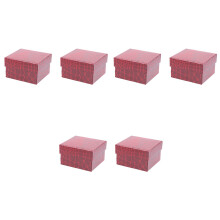 6St Premium Watch Display Box Rood Voor Horloges En Sieraden Bewaring