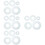 20Pcs Flexible Plastic Quilting Rulers Grey Patchwork Sewing Tools 1