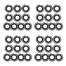 40Sets Wear-Resistant Impact Wrench Ring Clips with High Grade O-Ring