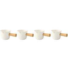 4Pièces Latte Art Céramique Maniable Pour Café Crème