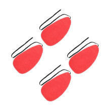 4Pièces Chiffons De Nettoyage Rouge Pour Saxophone Clarinette Et Flûte