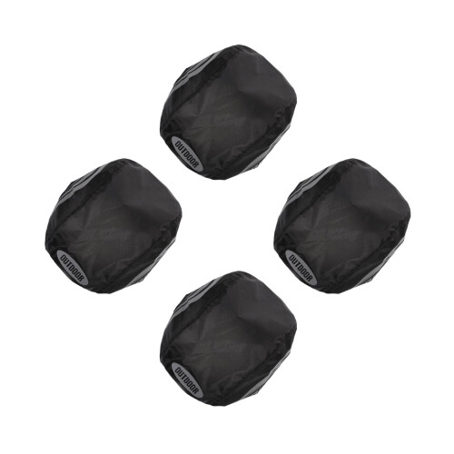 4Pcs Black Waterproof Shield with Reflective Strip for Bike