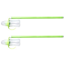 2Pièces Accessoire Nourriture Poisson Plastique Vert Pour Aquarium