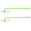 2Pièces Accessoire Nourriture Poisson Plastique Vert Pour Aquarium 1