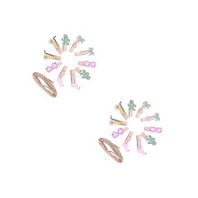 20Pièces Pinces À Photo En Bois Multicolores Clips Solides Pour Décor