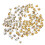 200Pcs White Mini Doll Clothes Claw Rivets DIY Decorative Studs 1