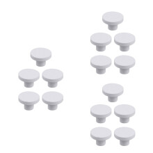 15Pcs Coral Frag Plugs White Ceramic Bases for Aquarium Accessories