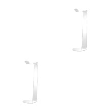 2Pcs Premium Transparent Headset Shelf Rack for Gaming and Workspaces