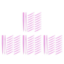 80Pièces Pinces Plastique Violet Enfants Perles Artisanat