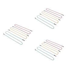 9Pièces Chaînes Lunettes Aluminium, Couleurs Variées