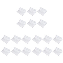 18Pcs Acrylic Fish Tank Glass Clips Transparent Aquarium Hose Holders