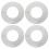 4 Pcs Stainless Covers Decorative Plates Plumbing Cover Plates 1