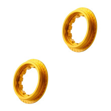 2St Gouden Aluminium Vliegwiel Cover 7075 Alloy Lock Ring