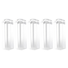 5 Pcs For Transparent Blank Square Seal Material