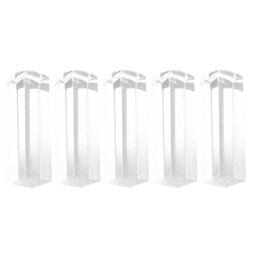 5 Pcs For Transparent Blank Square Seal Material