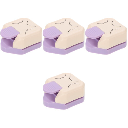 4Pièces Poinçons D'angle Faciles À Utiliser Pour Projets Papier 2