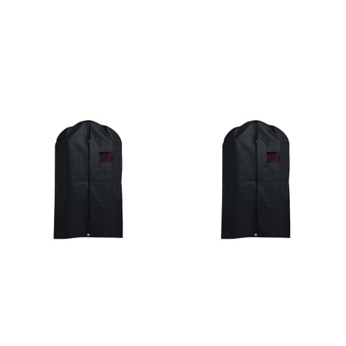10Pcs Black Breathable Suit Covers Washable Dust-Proof Storage Bags