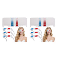 2 Pack 3d Red And Blue Glasses Pool Party Mother Video Stereoscopic