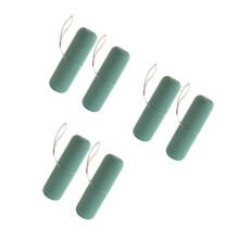6Pcs Portable Toothbrush Toothpaste Organizer Green Hard Plastic Box